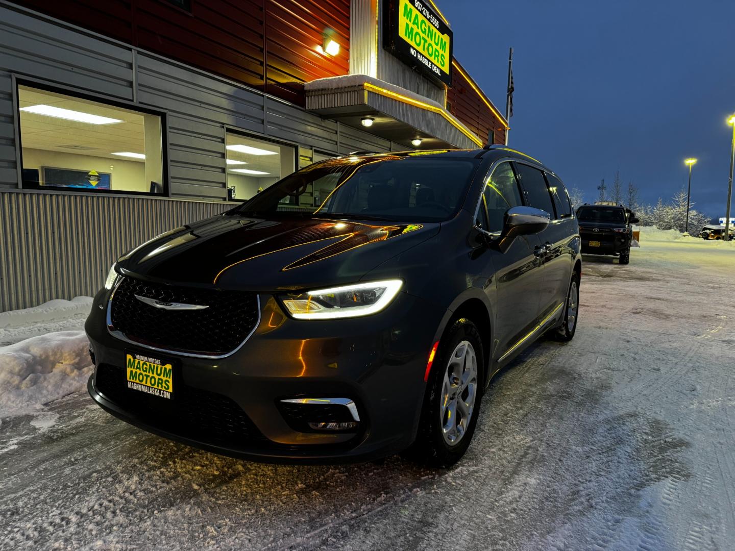 2021 Gray /Black Chrysler Pacifica LIMITED (2C4RC3GG6MR) , located at 1960 Industrial Drive, Wasilla, 99654, (907) 274-2277, 61.573475, -149.400146 - Photo#0